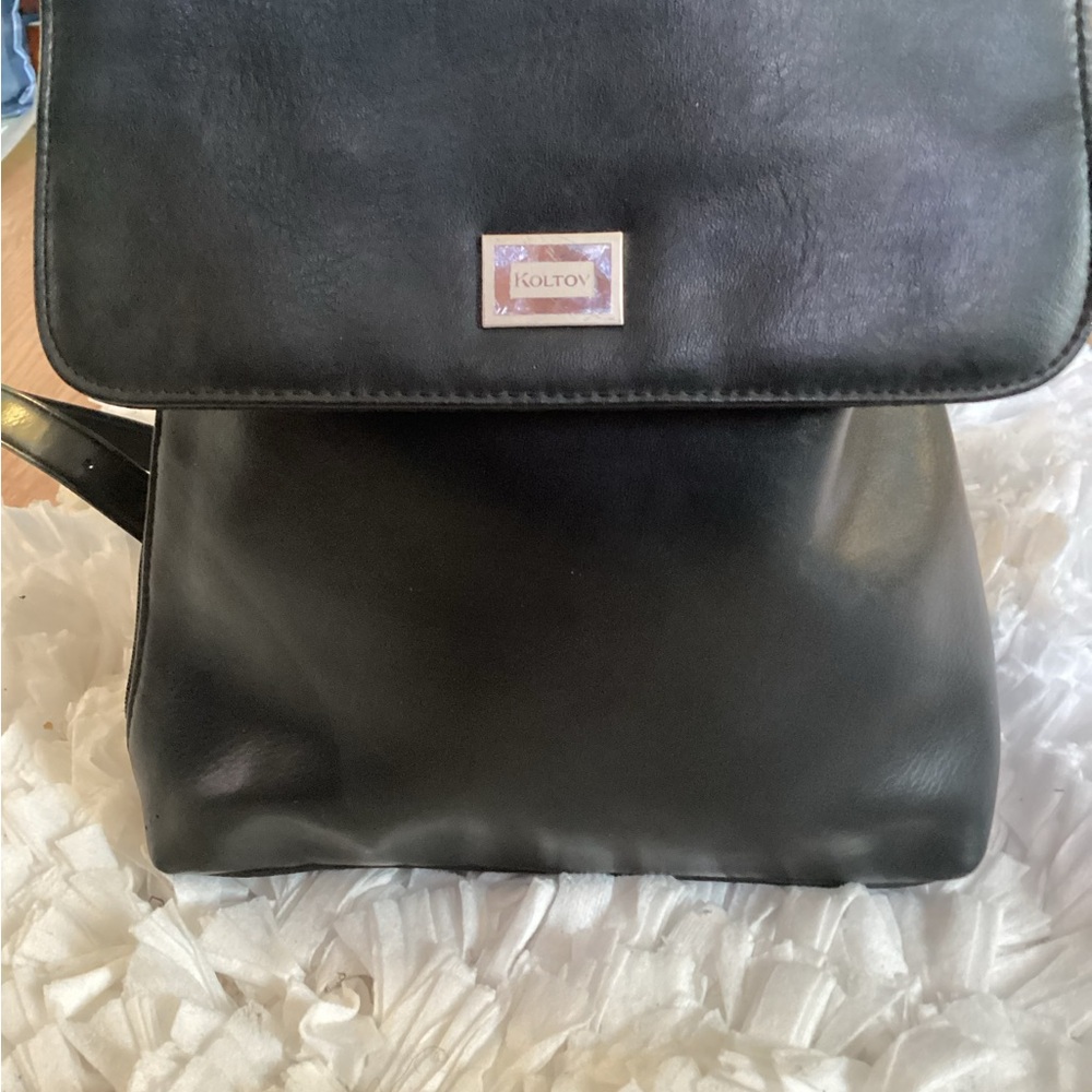 Vintage Black Backpack Bag